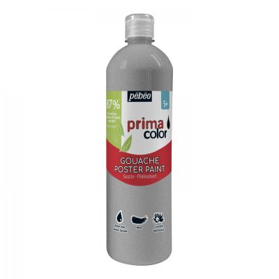 Primacolor Liquid, temperová barva, 1 l, 252 Metalic Silver
