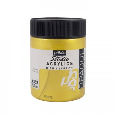 Studio Acrylics 500 ml, 352 Gold