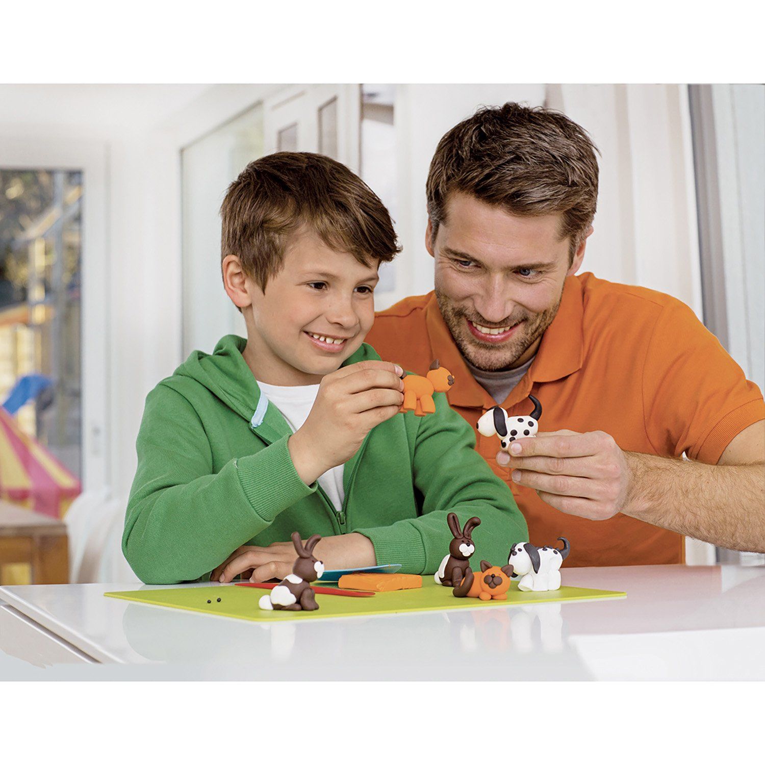 FIMO Kids, 42 g, 112 zlatá se třpytkami