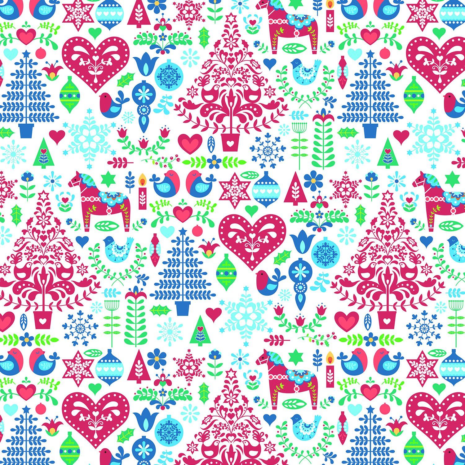 Papír na scrapbooking, Folk, 60 ks, 170 g
