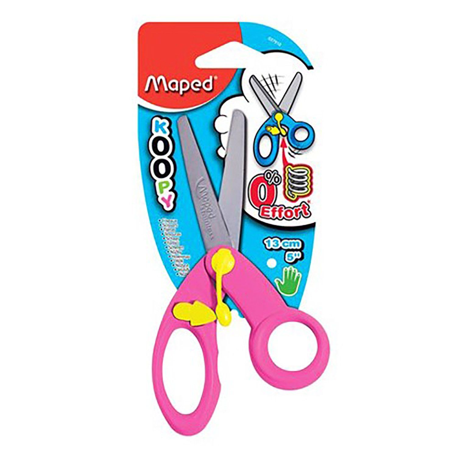 MAPED Dětské nůžky pro školkaře s pružinou, 13 cm