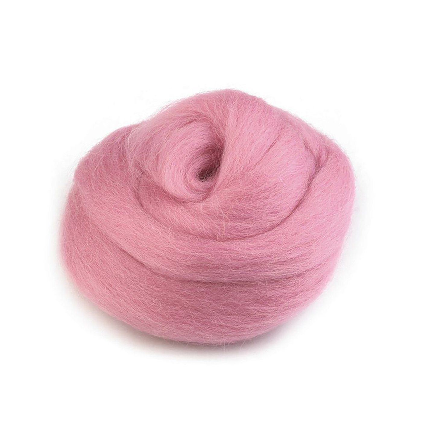 Ovčí rouno na plstění česané, 20 g, 67 růžová