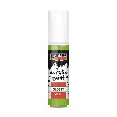 Akrylová barva lesklá 20 ml, jablečná zelená