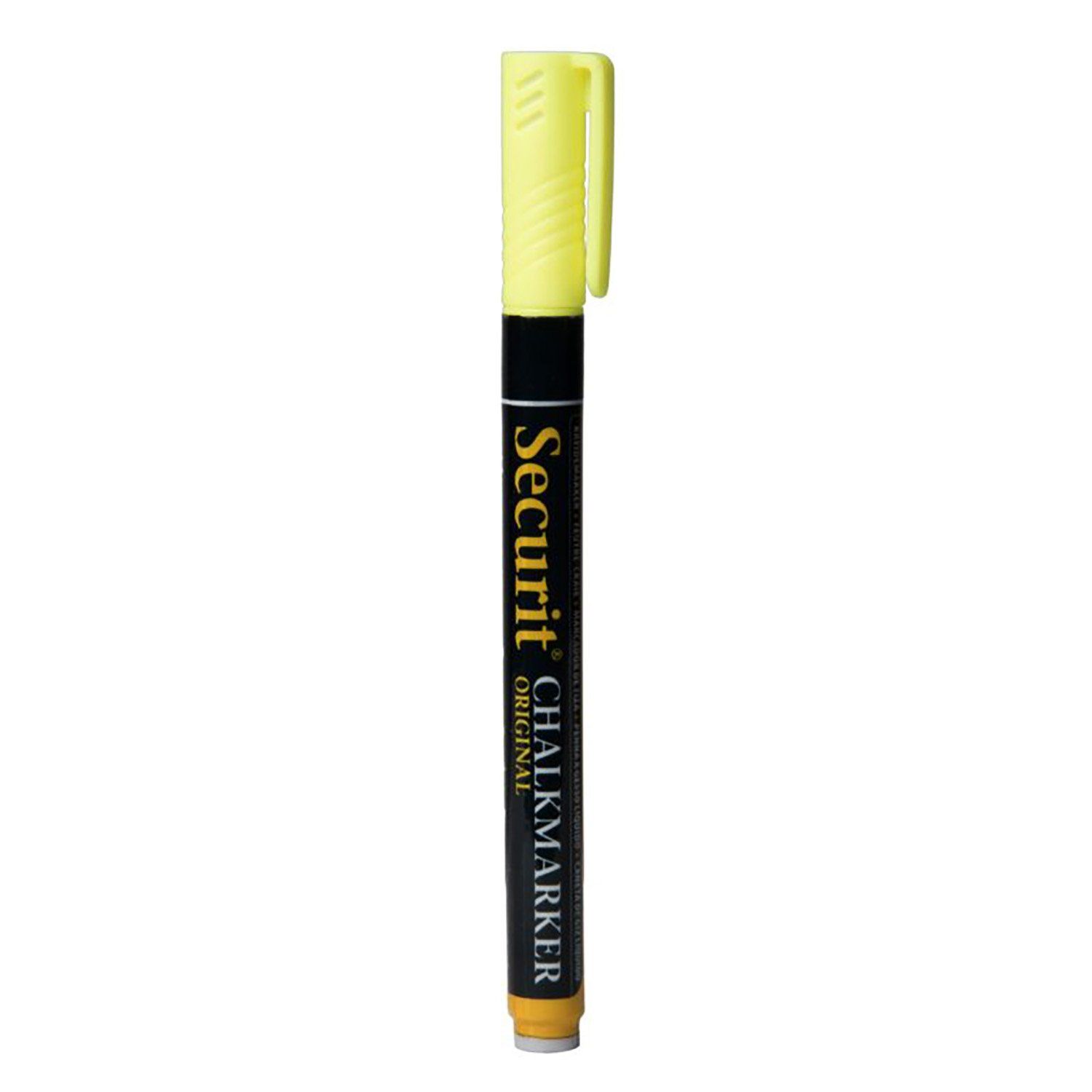 Křídový fix, Securit, hrot 1-2 mm, žlutý
