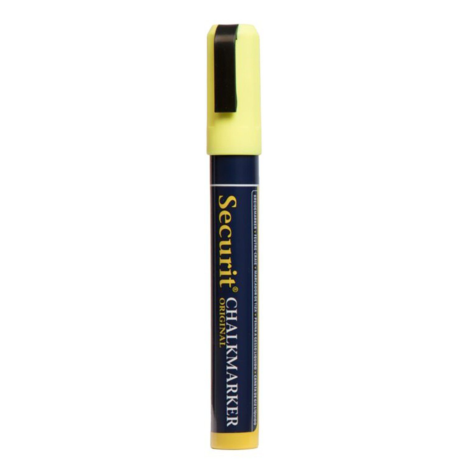 Křídový fix, Securit, hrot 2-6 mm, žlutý
