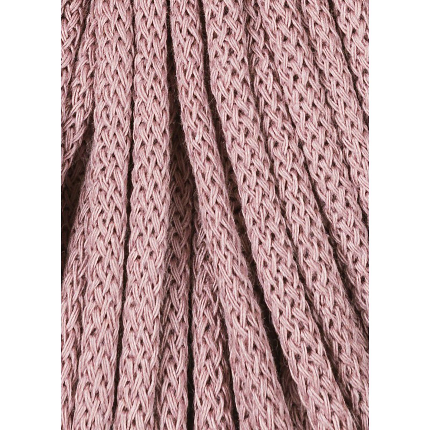 Bobbiny, pletená šňůra Macramé, 3 mm, 100 m, Mauve
