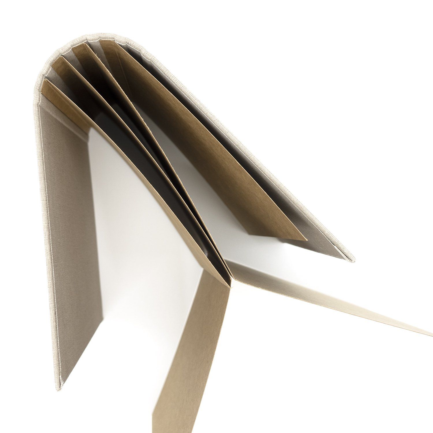 Album s kulatou vazbou, 200 x 160 mm, krémová