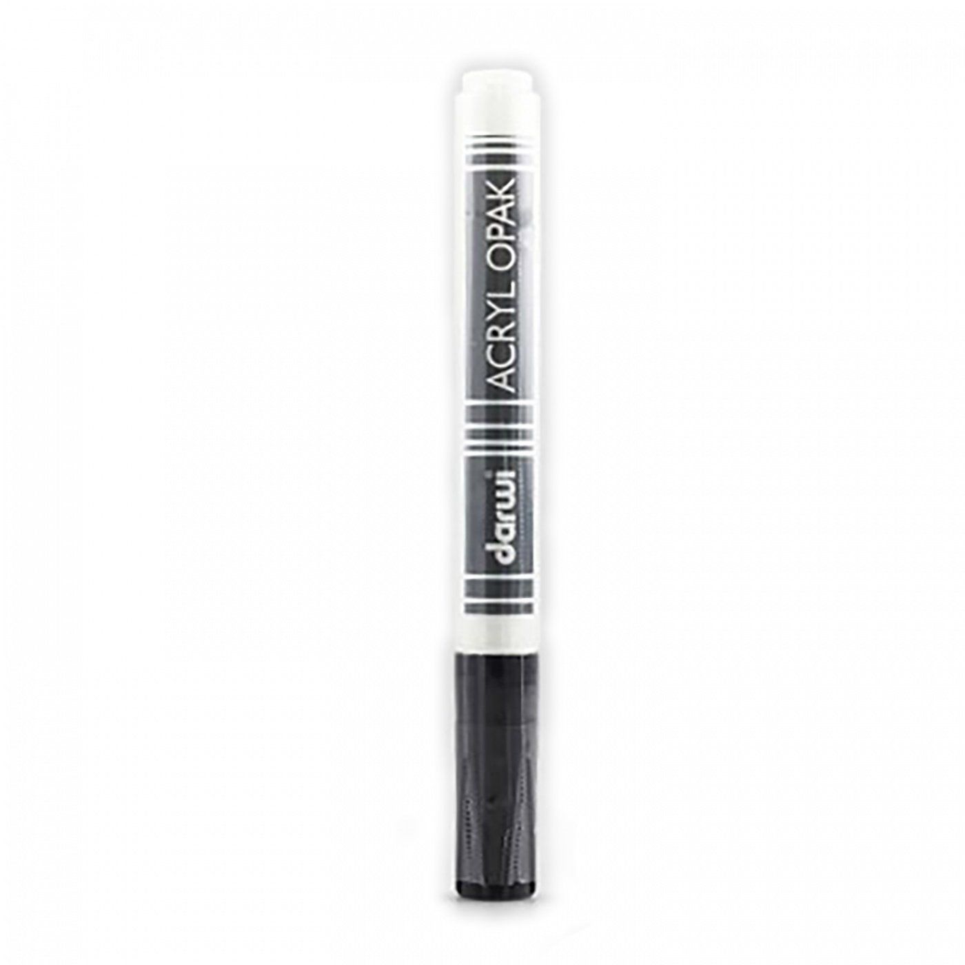 Popisovač DARWI ACRYL 2 mm, bílý