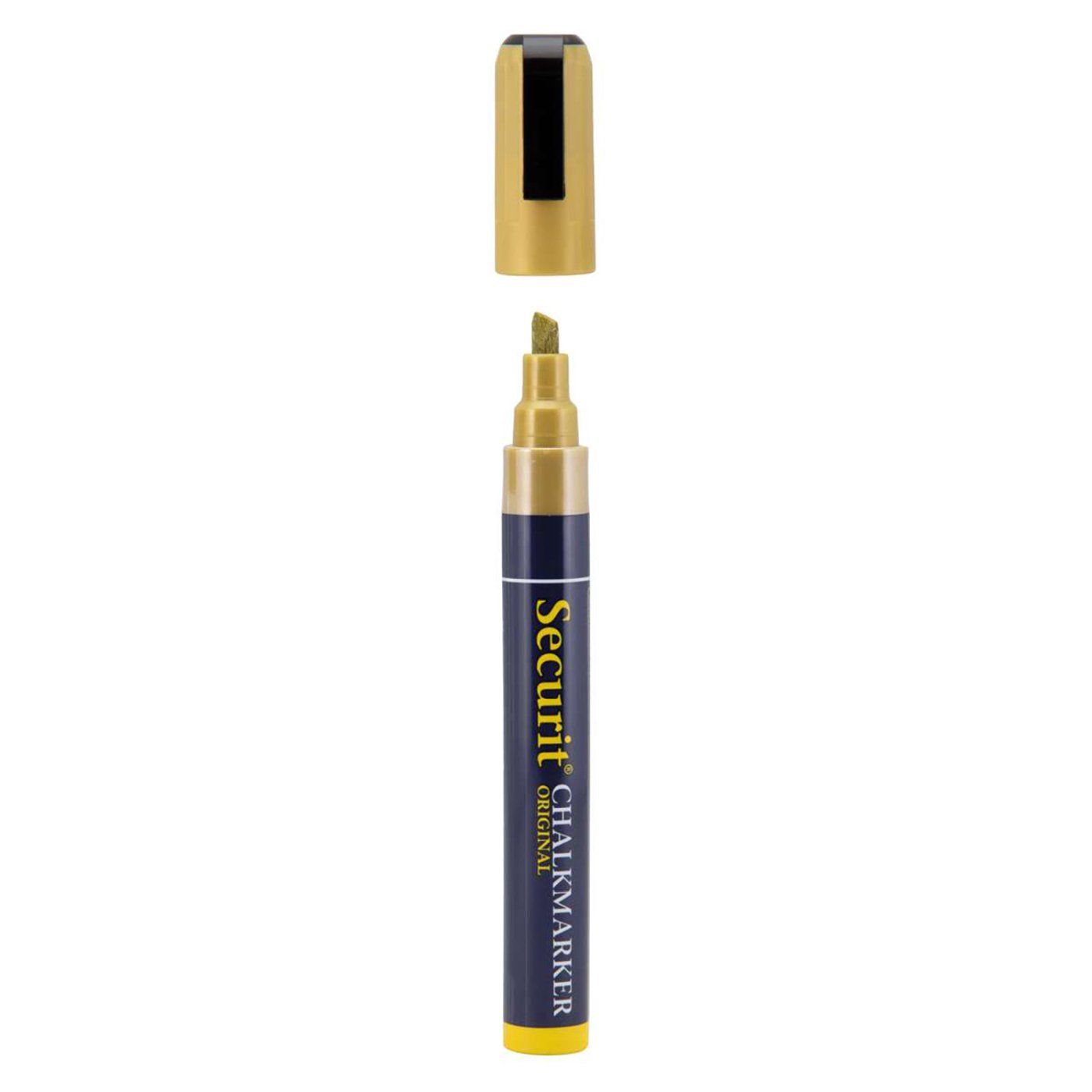 Křídový fix, Securit, hrot 2-6 mm, zlatý