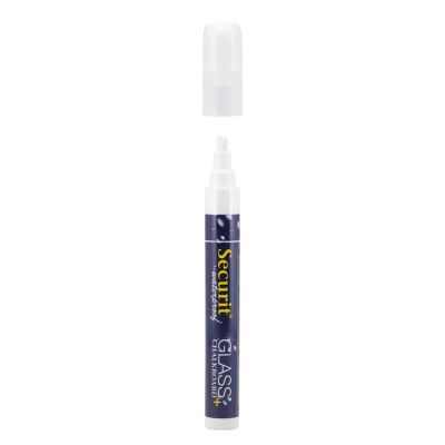 Voděodolný fix, Securit, hrot 2-6 mm, bílá