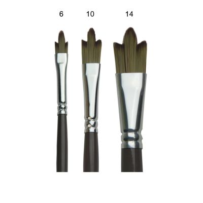 Štětec t-brush 1200T, syntetický plochý Trident, n° 14