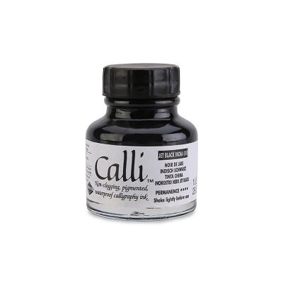D&amp;R Kaligrafický tuš 29,5 ml, Jet Black Indie