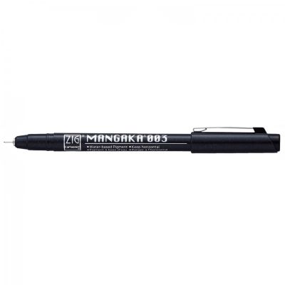 Kuretake, Fixka Mangaka 0.03, 010 Black