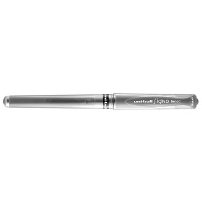 Uni Ball gelový roller UM-153 Signo Broad, 1 mm, stříbrná