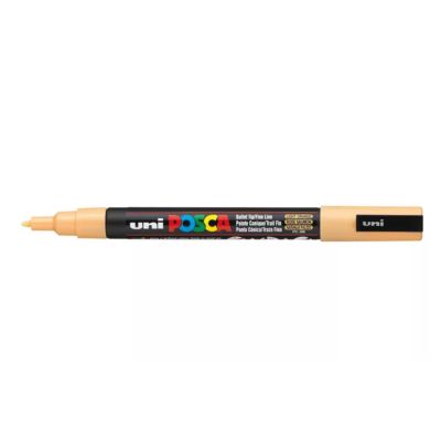 Popisovač Uni Posca PC-3M, 1,3 mm, světle oranžový