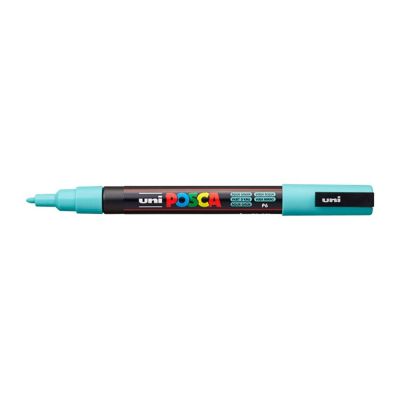 Popisovač Uni Posca PC-3M, 1,3 mm, pastelový akvamarín