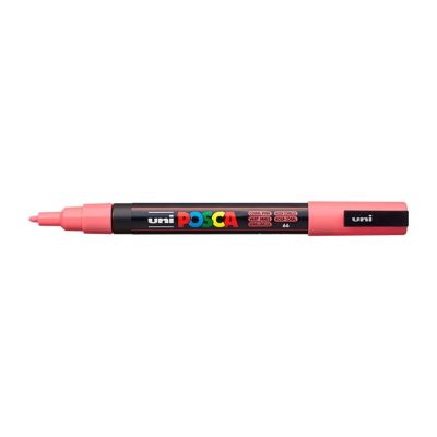 Popisovač Uni Posca PC-3M, 1,3 mm, korálově růžový