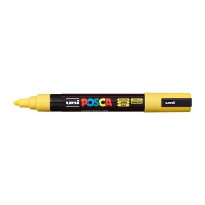 Popisovač Uni Posca PC-5M, 2,5 mm, žlutý