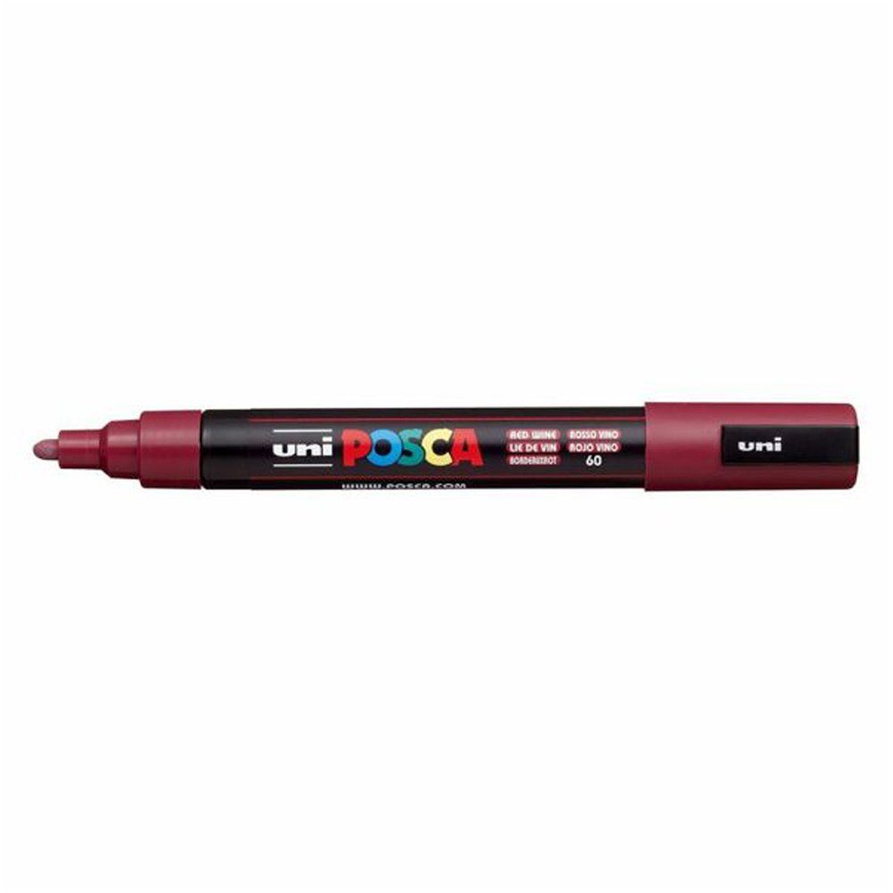 Popisovač Uni Posca PC-5M, 2,5 mm, bordová