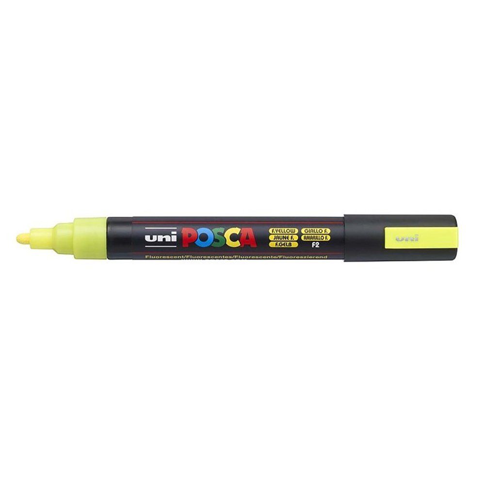 Popisovač Uni Posca PC-5M, 2,5 mm, fluorescenční žlutý