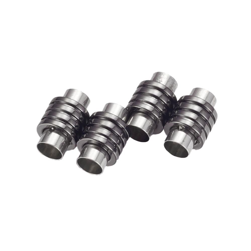 Magnetická spona lesklá, válec, ocel, 16 x 10 mm