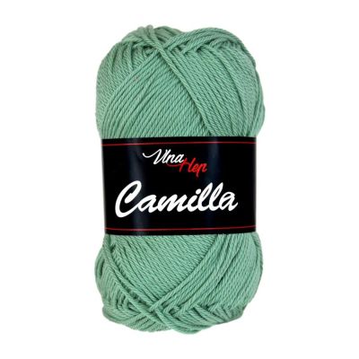 Camilla, 100% bavlněná příze, 50 g, cca 125 m, 8135 zeleno-šedá