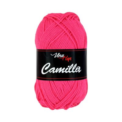 Camilla, 100% bavlněná příze, 50 g, cca 125 m, 8036 výrazná růžová