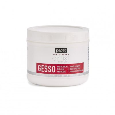 Gesso univerzální, jednovrstvé, bílé, 500 ml
