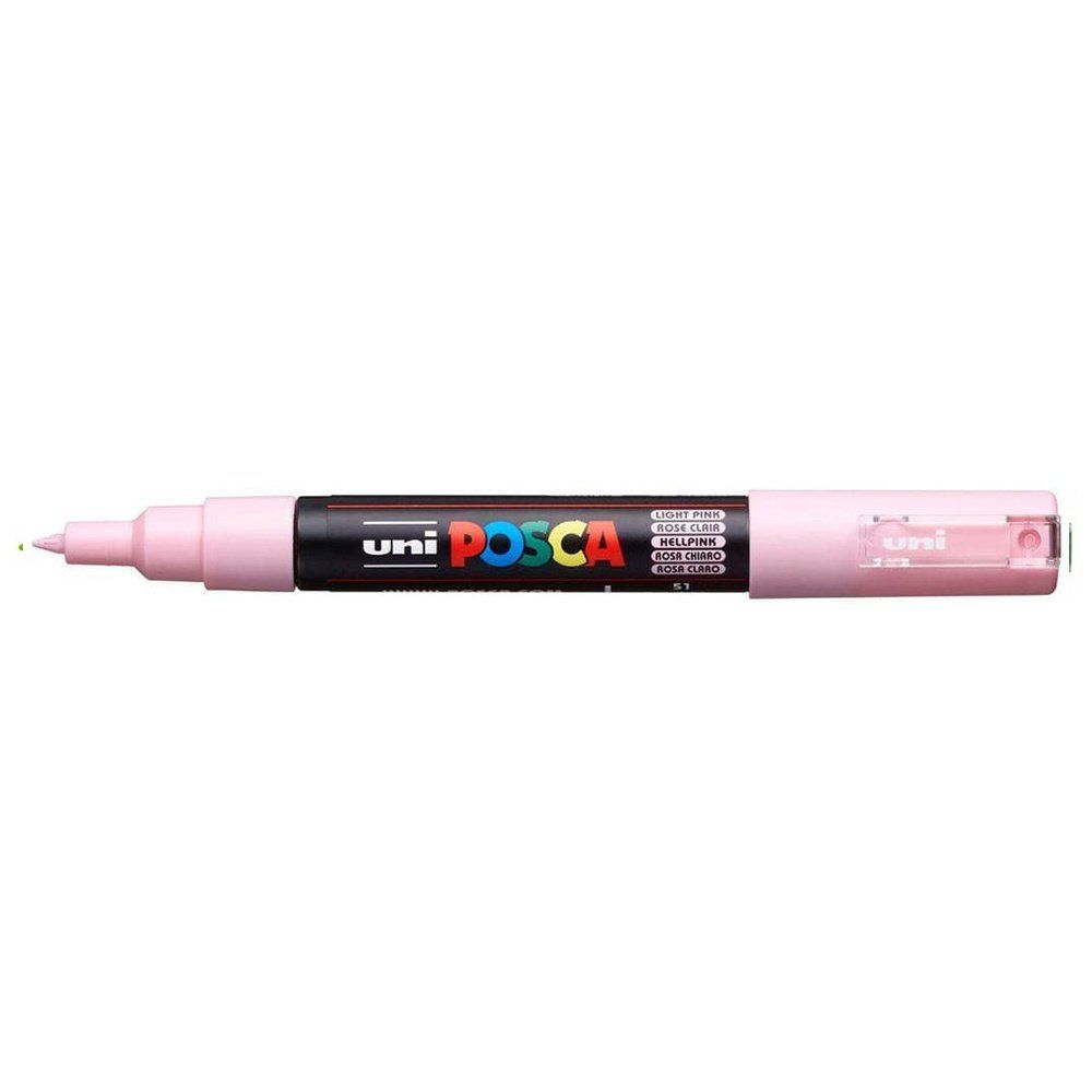 Popisovač Uni Posca PC-1M, 0,7 mm, světle růžový
