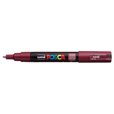 Popisovač Uni Posca PC-1M, 0,7 mm, bordový