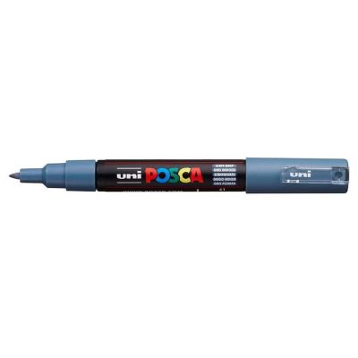 Popisovač Uni Posca PC-1M, 0,7 mm, břidlicově šedý