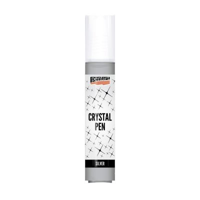 Křišťálové pero, Crystal Pen, 30 ml, stříbrná