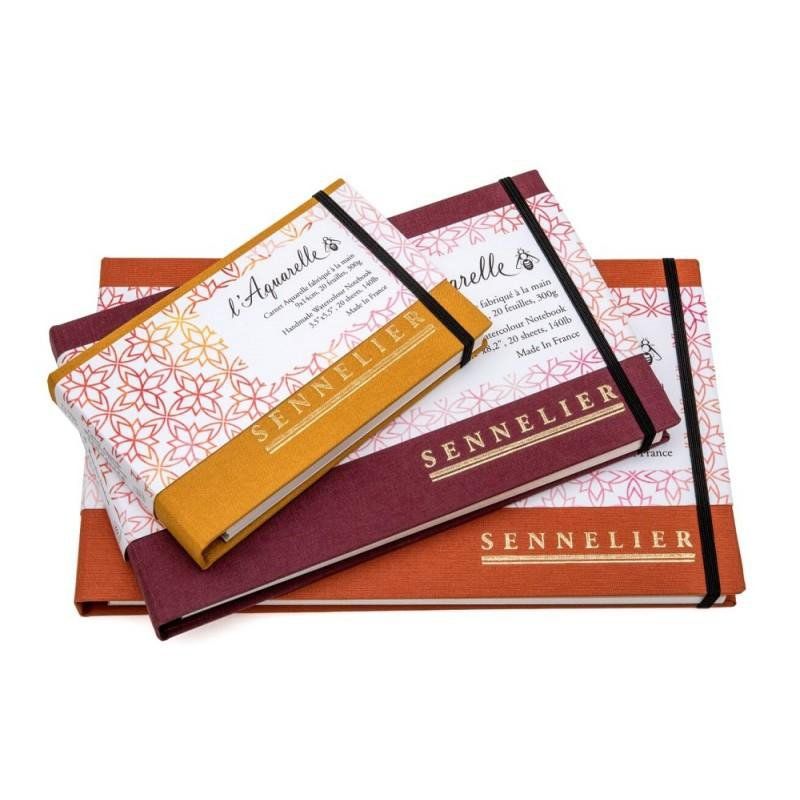 Art Book, Sennelier, skicák na akvarel, rough, 13 x 21 cm, 300 g, 20 listů