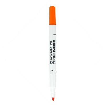 Značkovač na textil Centropen 2739, 1,8 mm, oranžový