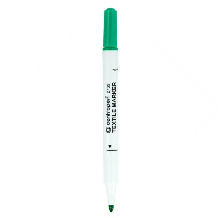 Značkovač na textil Centropen 2739, 1,8 mm, zelený