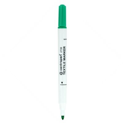 Značkovač na textil Centropen 2739, 1,8 mm, zelený