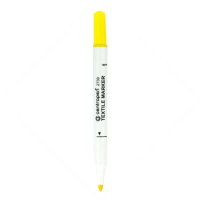 Značkovač na textil Centropen 2739, 1,8 mm, žlutý