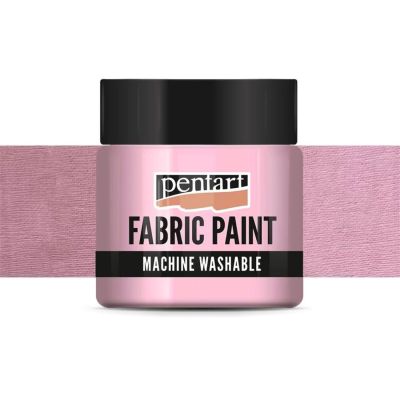 Barva na textil, 50 ml, neprůhledná světle růžová