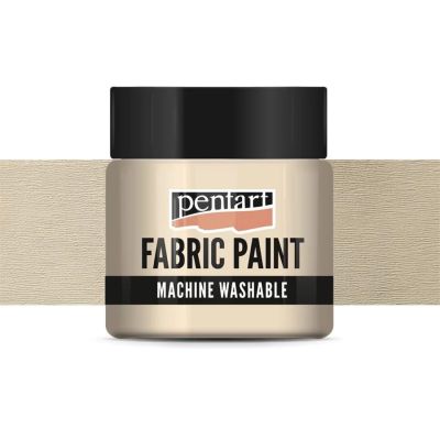 Barva na textil, 50 ml, neprůhledná béžová