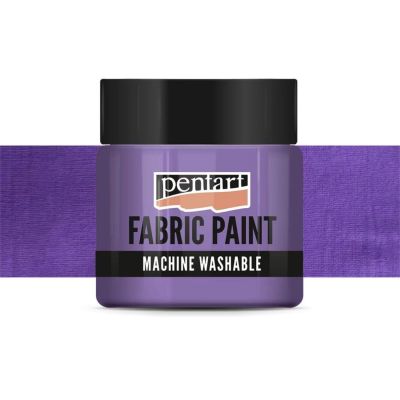 Barva na textil, 50 ml, neprůhledná fialová