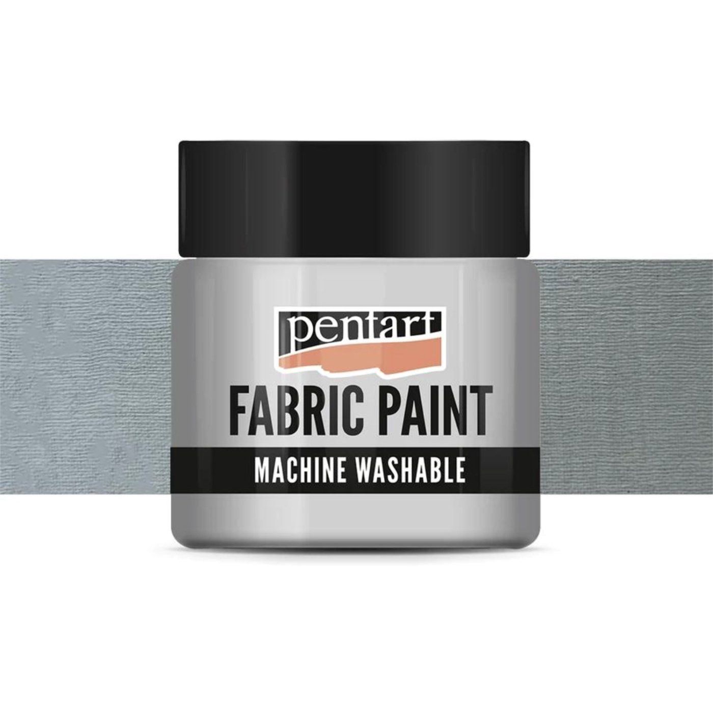 Barva na textil, 50 ml, neprůhledná šedá