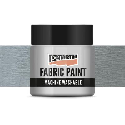 Barva na textil, 50 ml, neprůhledná šedá