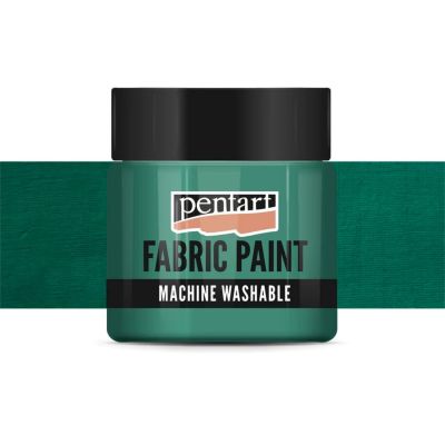 Barva na textil, 50 ml, neprůhledná tyrkysově zelená