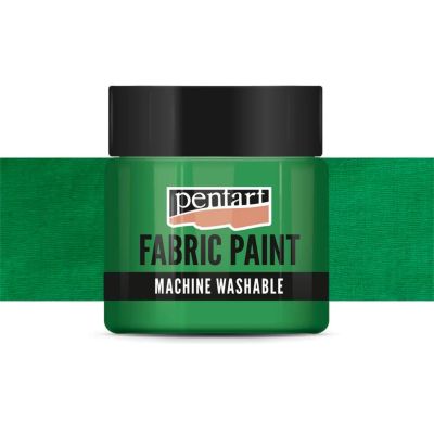 Barva na textil, 50 ml, neprůhledná zelená