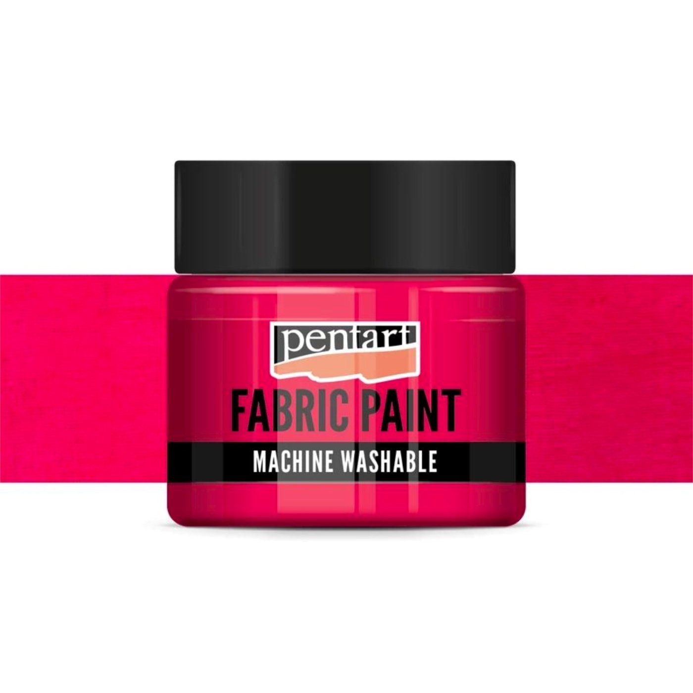 Barva na textil, 30 ml, neprůhledná neonově růžová