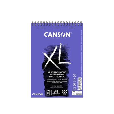 CANSON XL Mix media, A5, 300 g, 30 listů