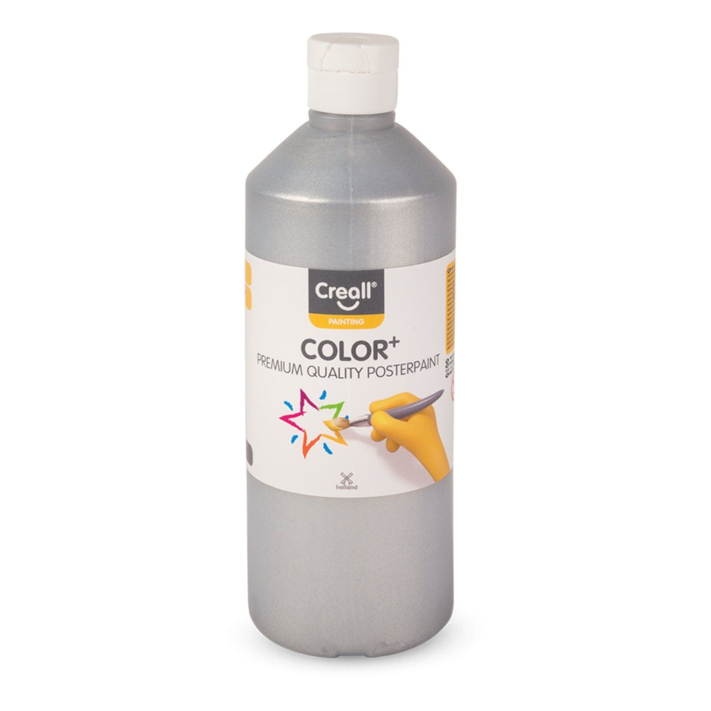 Temperová barva, 500 ml, stříbrná