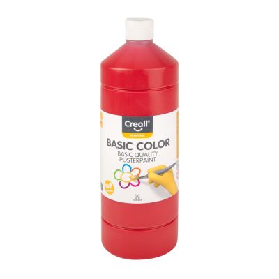 Temperová barva, 500 ml, červená