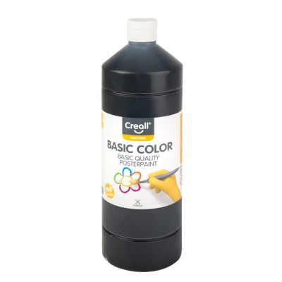 Temperová barva, 500 ml, černá