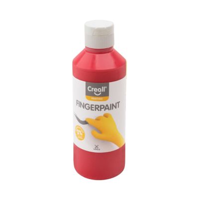 Barva na prsty, 250 ml, červená